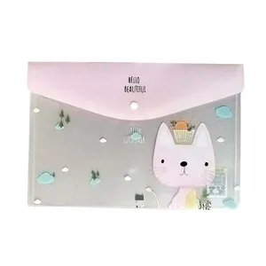 پوشه دکمه دار مدل گربه و کاکتوس کد PP-WJD-286