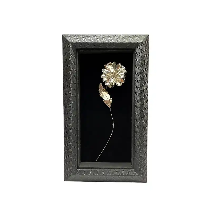 تابلو طرح نقره گل رز مدل NG