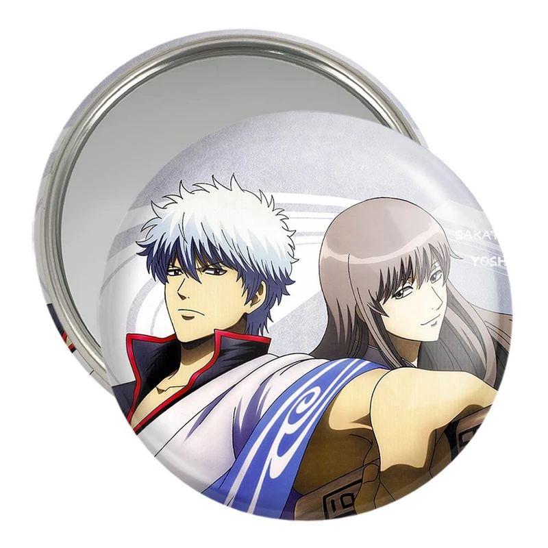 آینه جیبی خندالو مدل گینتوکی و یوشیدا انیمه گینتاما  کد 12952