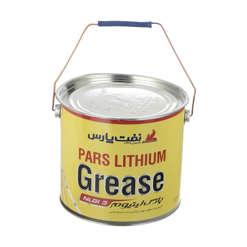 گریس نسوز نفت پارس مدل پایه لیتیوم NLGI 3 وزن 4530 گرم