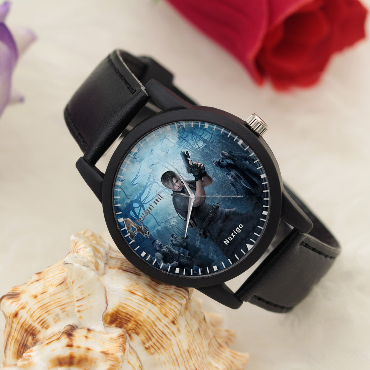 ساعت مچی عقربه ای ناکسیگو مدل Resident Evil کد LF13354 ساعت مچی عقربه ای ناکسیگو مدل Resident Evil کد LF13354