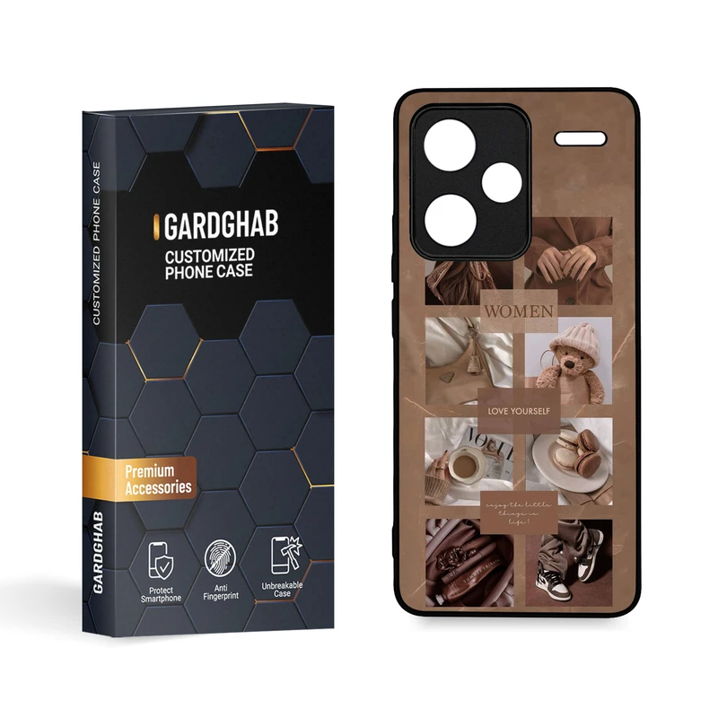 کاور گارد قاب مدل دخترانه مناسب برای گوشی موبایل شیائومی Redmi Note 13 Pro Plus 5G