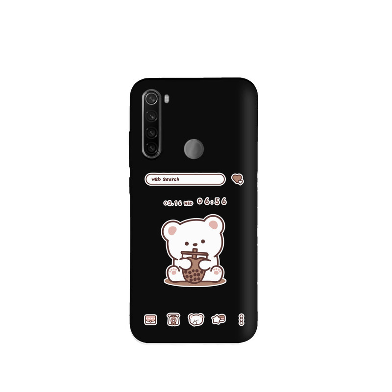 کاور طرح خرس اسموتی کد m2766 مناسب برای گوشی موبایل شیائومی Redmi Note 8