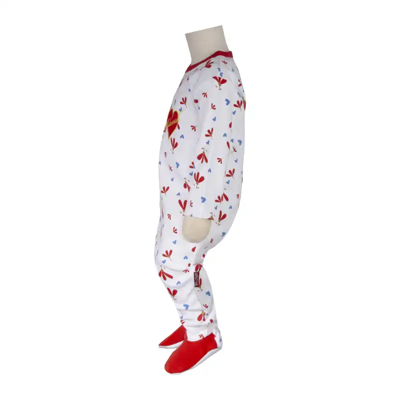 ست سرهمی و کلاه نوزادی آدمک مدل  گلبرگ رنگ قرمز