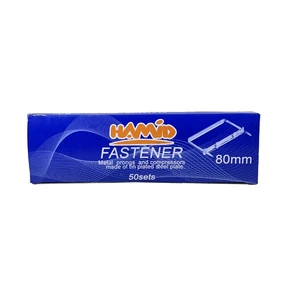 گیره پوشه حمید مدل FASTENER کد 80 بسته 200 عددی