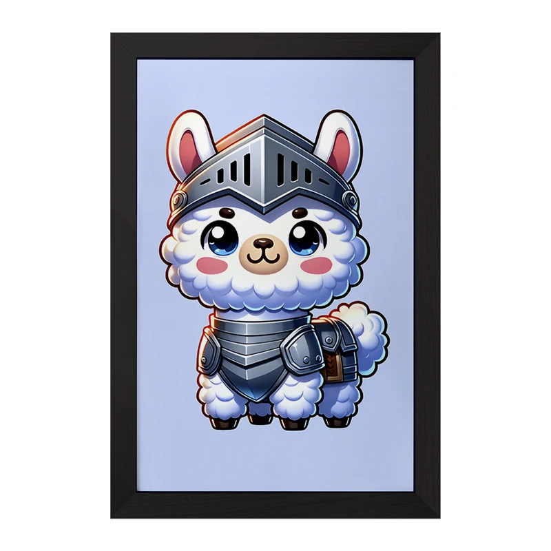 تابلو خندالو مدل لاما کیوت کد F7731