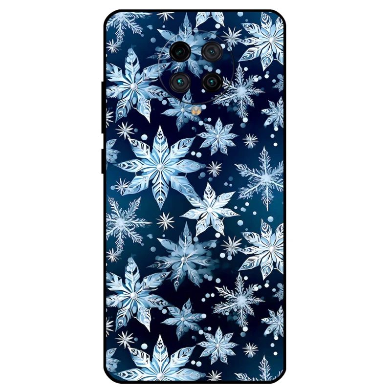 کاور مگافون طرح برف مدل 2824 مناسب برای گوشی موبایل شیائومی Redmi K30 Pro / K30 Pro Zoom / Poco F2 Pro