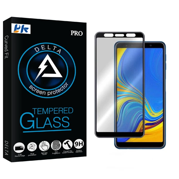 محافظ صفحه نمایش سرامیکی پی کی مدل Delta Glass مناسب برای گوشی موبایل سامسونگ Galaxy J4 Plus/J6 Plus/A7 2018