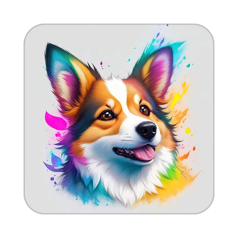 زیر لیوانی کاکتی طرح حیوانات رنگی مدل mp26386