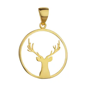 آویز گردنبند طلا 18 عیار زنانه الن نار مدل ELN1431