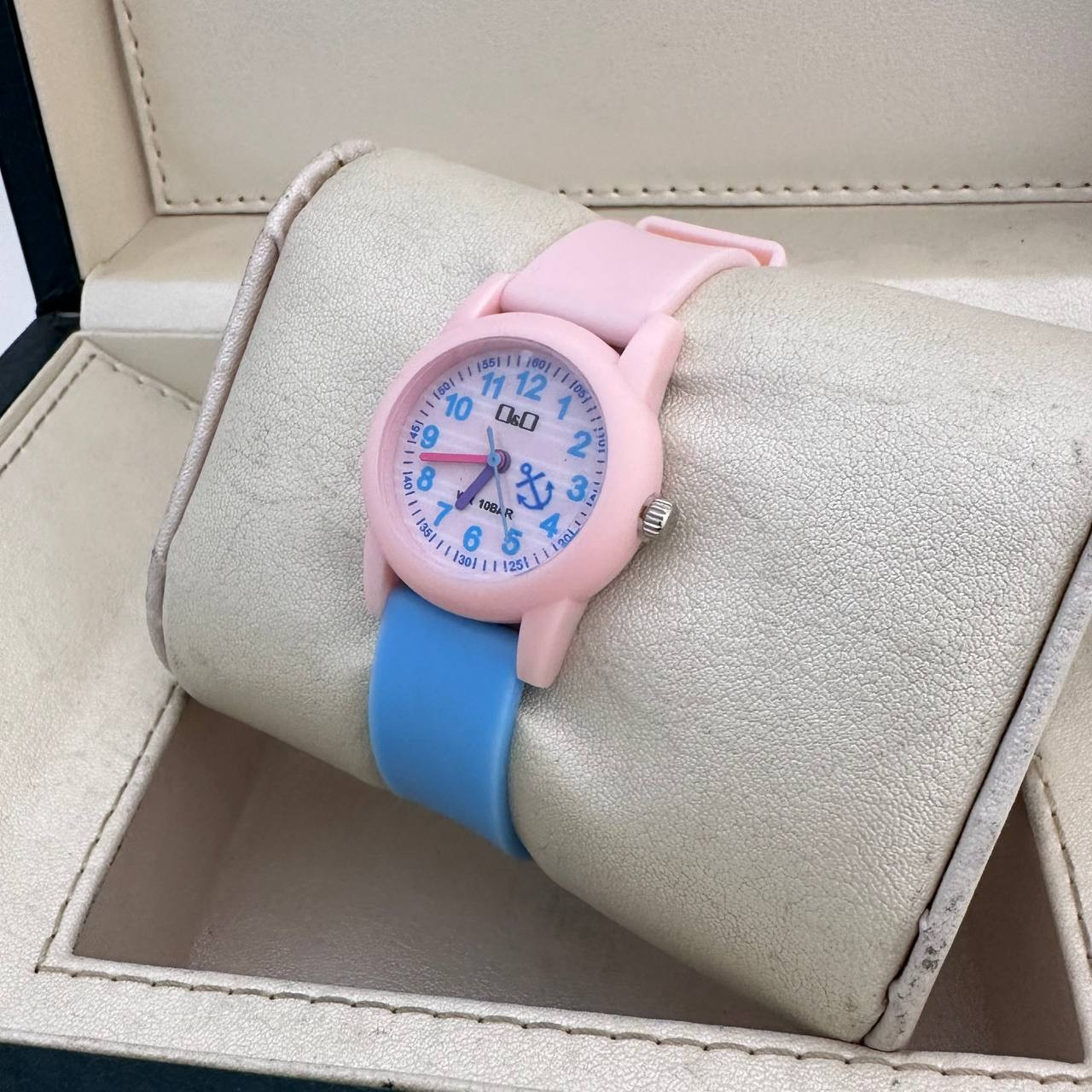 ساعت مچی عقربه ای دخترانه مدل Qkids04 ساعت مچی عقربه ای دخترانه مدل Qkids04