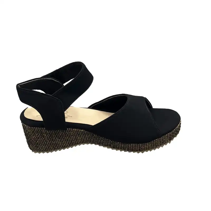 صندل زنانه مدل کمرندی زیره کنفی