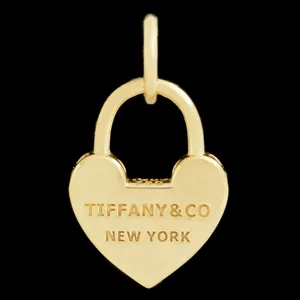 آویز گردنبند طلا 18 عیار زنانه طلای مستجابی مدل قلب کد 6765