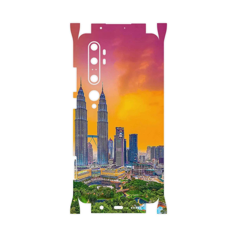 برچسب پوششی ماهوت مدل City of Kuala Lumpur-FullSkin مناسب برای گوشی موبایل شیائومی Mi Note 10 Pro