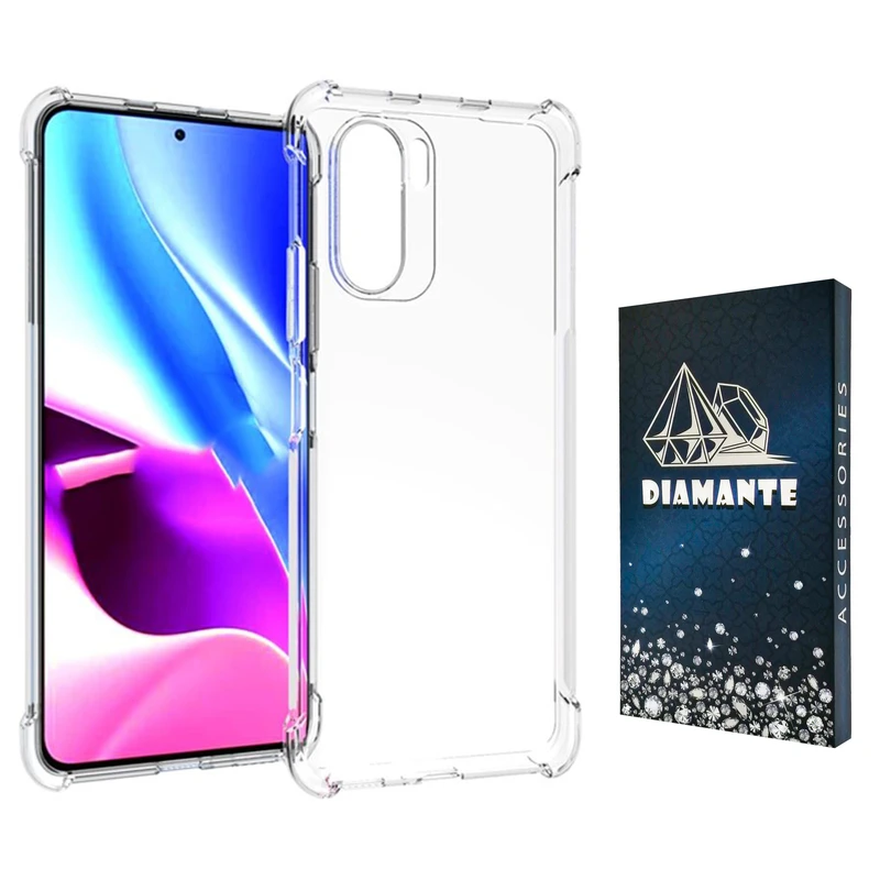  کاور دیامانته مدل shiny navy مناسب برای گوشی موبایل شیائومی Poco F3 / Mi 11i