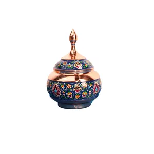 شکلات خوری ‎‎مس و پرداز‎ ‎‎رنگ‎ ‎سورمه ای‎ ‎طرح‎ ‎ختایی‎ ‎ ‎‎‎‎مدل 1001200053
