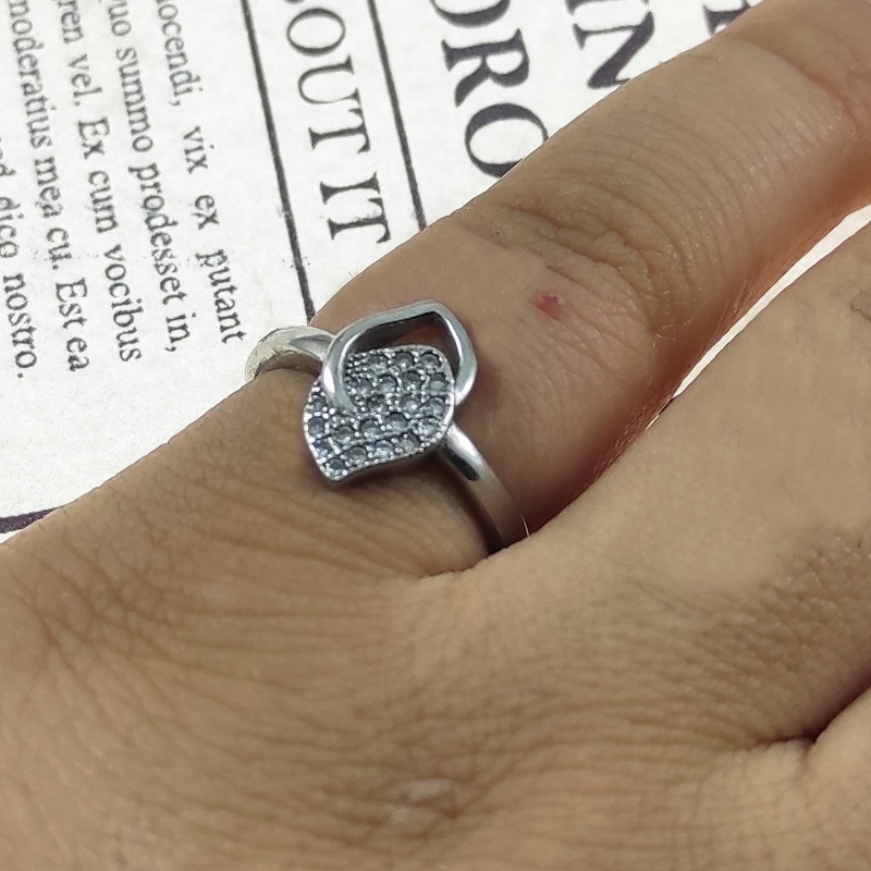 انگشتر نقره زنانه سلین کالا مدل برلیان کد 77