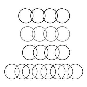 رینگ پیستون موتور مدل LFB479Q-1004200A مناسب برای لیفان 620 1800 سی سی مجموعه 20 عددی