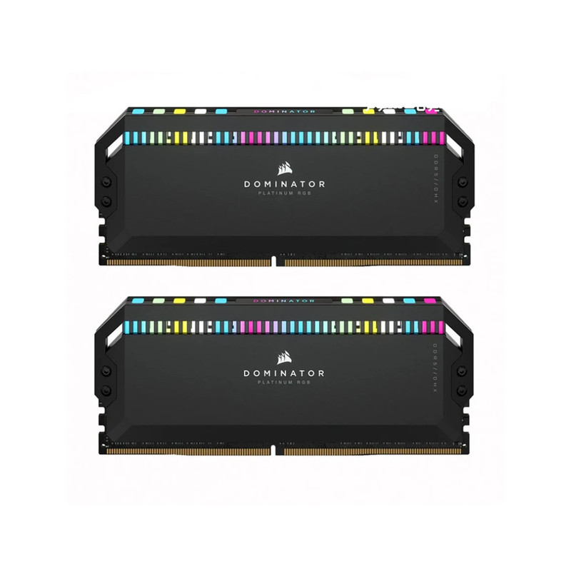 رم دسکتاپ DDR5 دو کاناله 6000  مگاهرتز CL40 کورسیر مدل Dominator Platinum RGB ظرفیت 64 گیگابایت