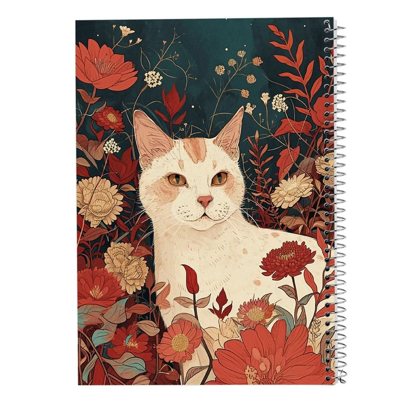 دفتر نقاشی 50 برگ مدوپد مدل سگ و گربه کد DF17344