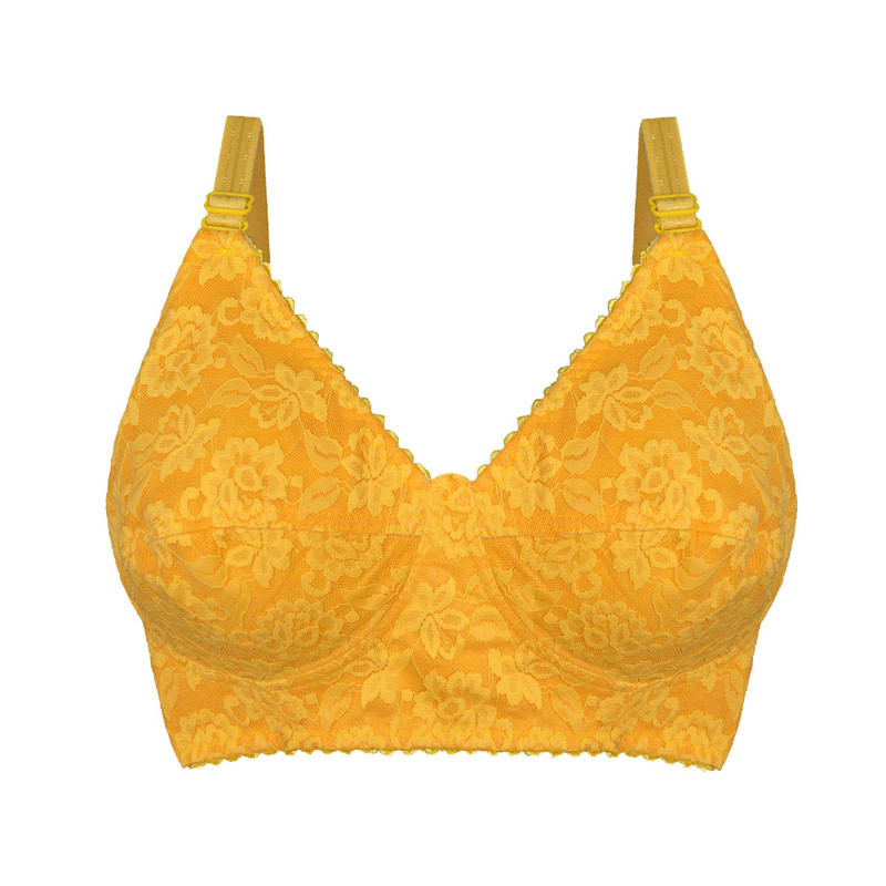 سوتین زنانه دکسونری مدل 355010810 دانتل رنگ زرد