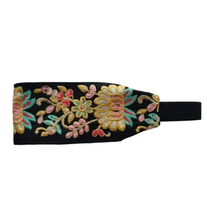 هدبند زنانه مدل گلدوزی زرین 