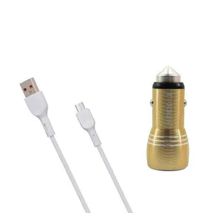 شارژر فندکی دکین مدل DK-51 به همراه کابل تبدیل microUSB
