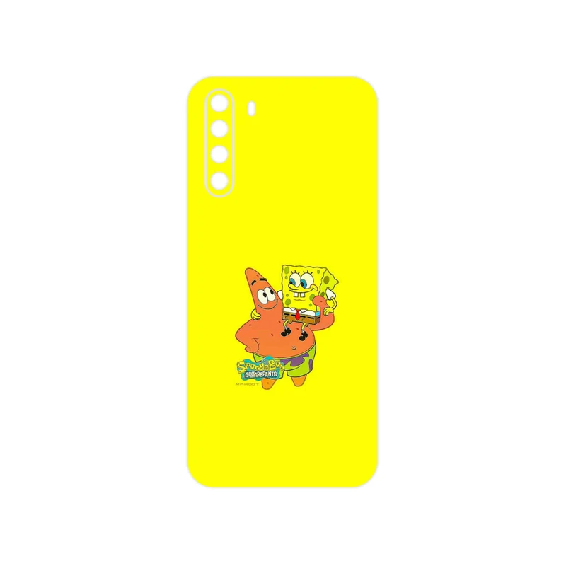 برچسب پوششی ماهوت مدل SpongeBob SquarePants مناسب برای گوشی موبایل جی پلاس X10