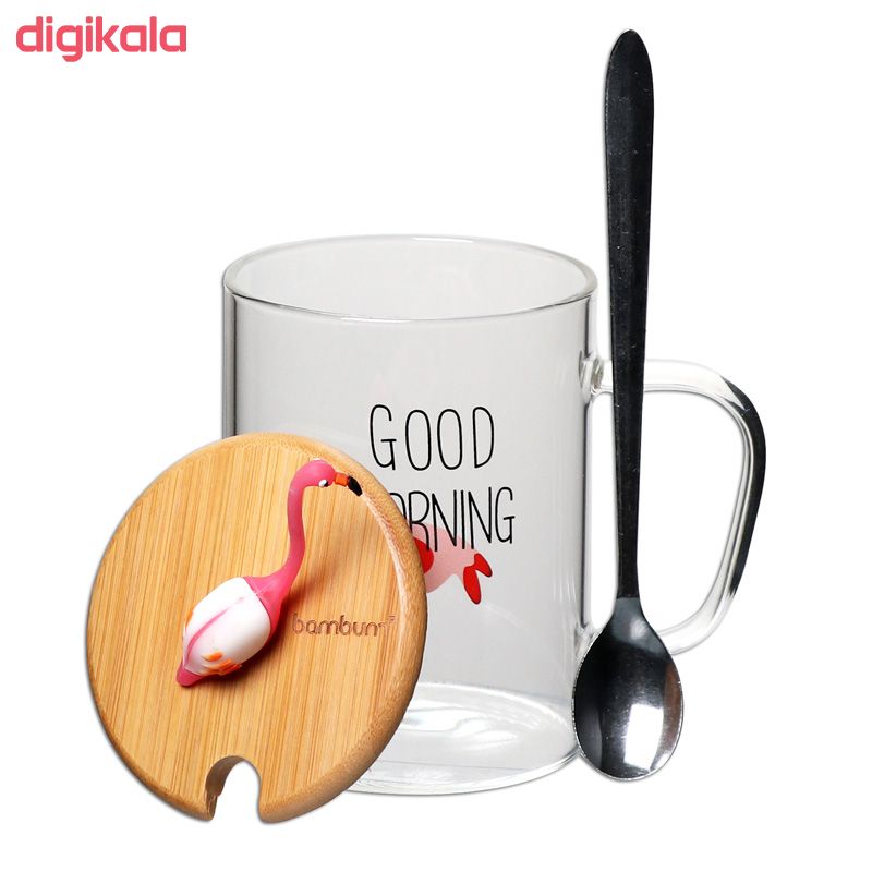 لیوان بامبوم مدل Agita Flamingo main 1 3