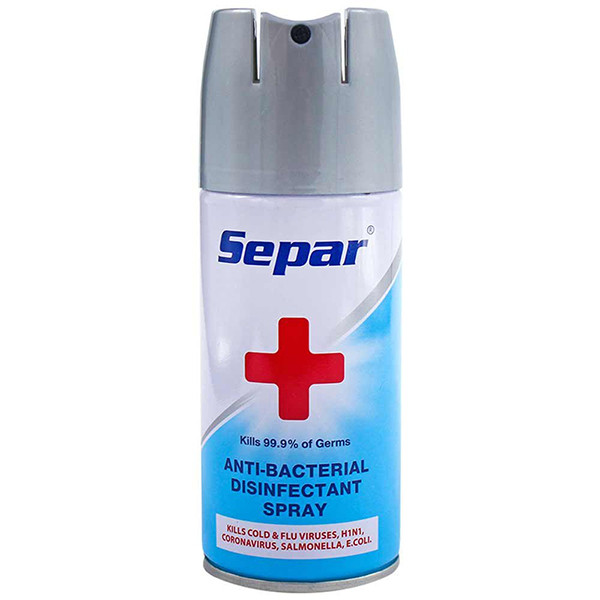 اسپری ضدعفونی کننده دست و سطوح سپر کد S6 حجم 150میلی لیتر بسته 6 عددی اسپری ضدعفونی کننده دست و سطوح سپر کد S6 حجم 150میلی لیتر بسته 6 عددی
