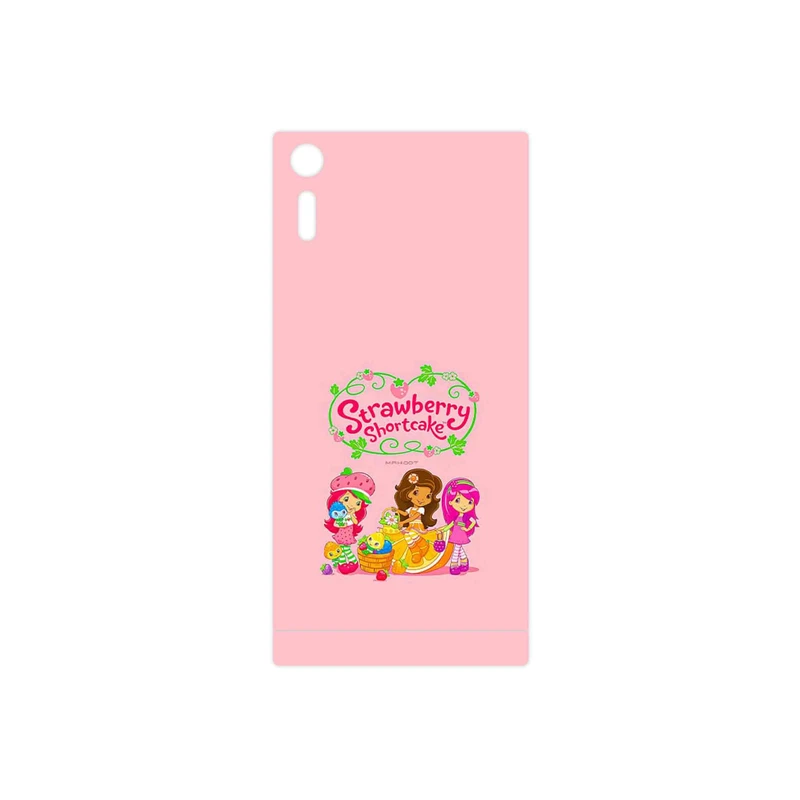برچسب پوششی ماهوت مدل Strawberry Shortcake مناسب برای گوشی موبایل سونی Xperia XZ