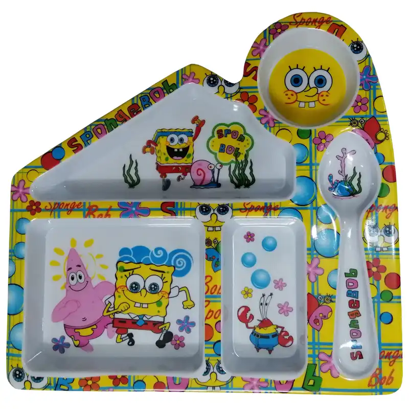 ظرف غذای کودک طرح باب اسفنجی