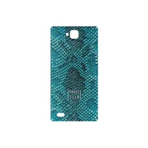 MAHOOT Blue Snake Skin Cover Sticker for Honor 3C