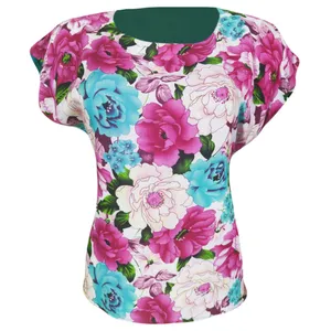 بلوز آستین کوتاه زنانه مدل پریماه