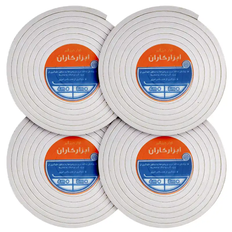 نوار درزگیر ابزار کاران مدل FOM1 طول 4 متر بسته 4 عددی