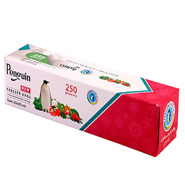 کیسه فریزر پنگوئن مدل جعبه ای مجموعه 2 عددی
