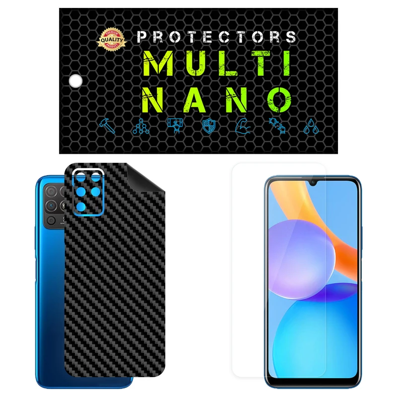 محافظ صفحه نمایش مولتی نانو مدل X-SFC مناسب برای گوشی موبایل آنر Play 5T Youth به همراه برچسب پوششی
