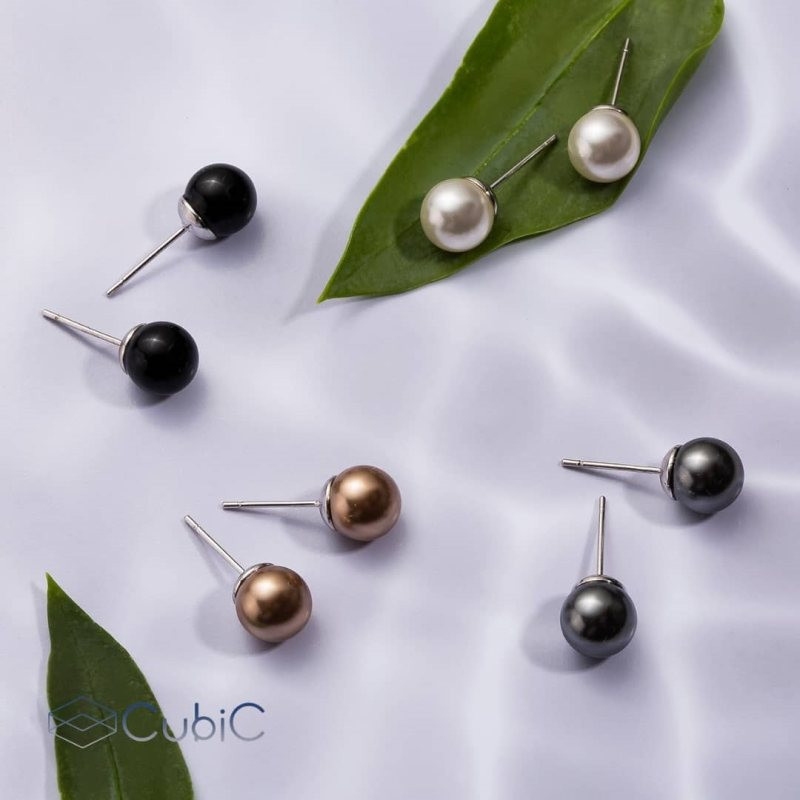 گوشواره زنانه کوبیک مدل QE-63903