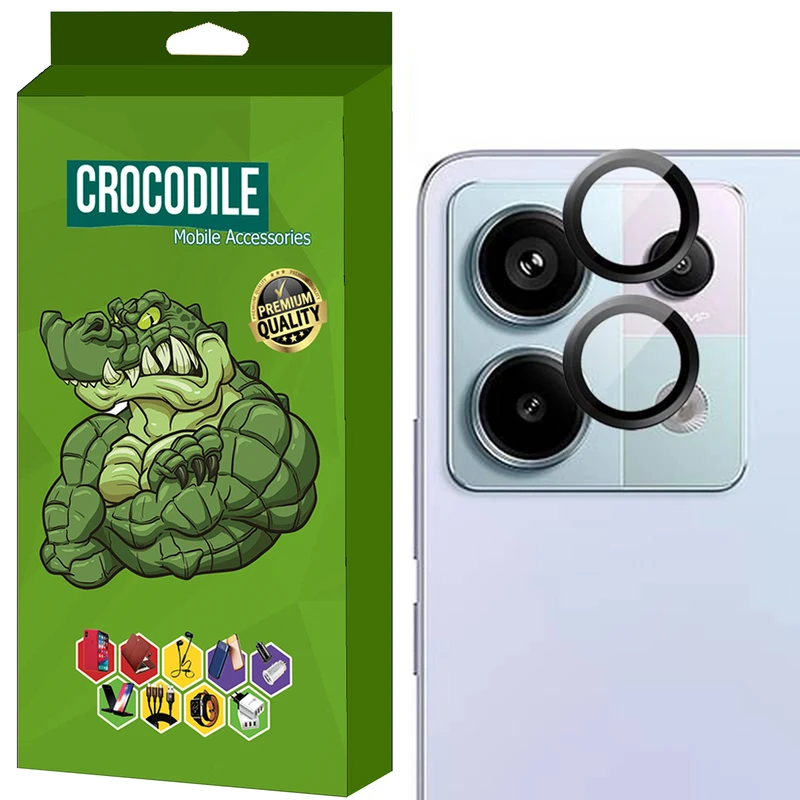محافظ لنز دوربین کروکودیل مدل C-Ring مناسب برای گوشی موبایل شیائومی Redmi Note 13 Pro 5G