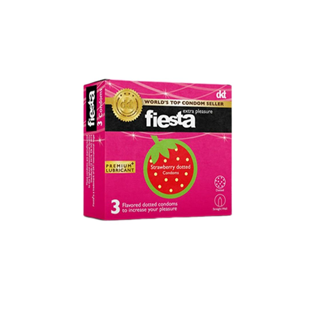 کاندوم فیستا مدل توت فرنگی بسته ۳ عددی -  - 1