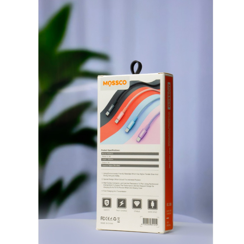 کابل تبدیل USB به USB-C مسکو مدل ic-38 طول 1 متر