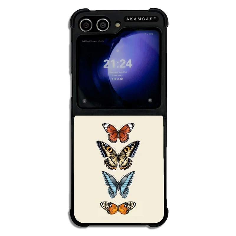 کاور آکام مدل AMC-WSGZFLIP5-BUTTERFLY-4 مناسب برای گوشی موبایل سامسونگ Galaxy Z Flip 5