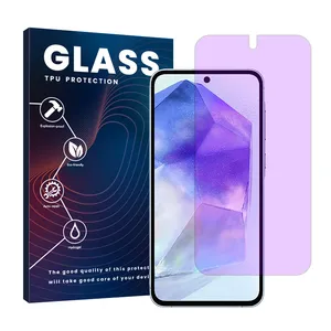 Glass Resistant model anti-purple screen protector suitable for Samsung Galaxy A55 mobile phone