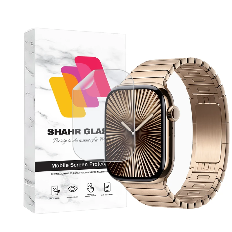 محافظ صفحه نمایش نانو شهر گلس مدل MTBWSH مناسب برای اپل واچ Watch series 10 46 mm