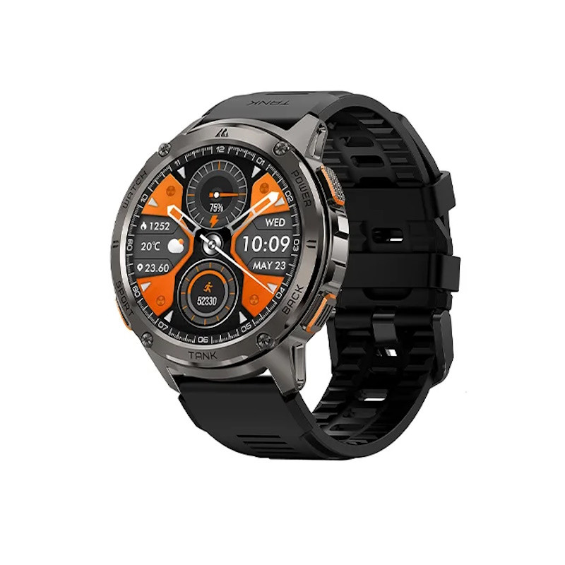 ساعت هوشمند کازپت مدل NAZ WATCH FACE TAK T3 SPORT دارای قابلیت های قابلیت مکالمه از طریق بلوتوث بند سیلیکون