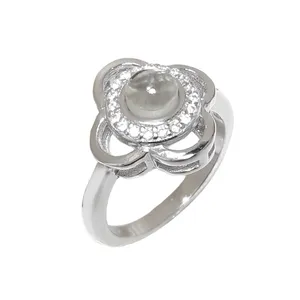 انگشتر نقره زنانه مدل دوستت دارم به چند زبان  کد 120