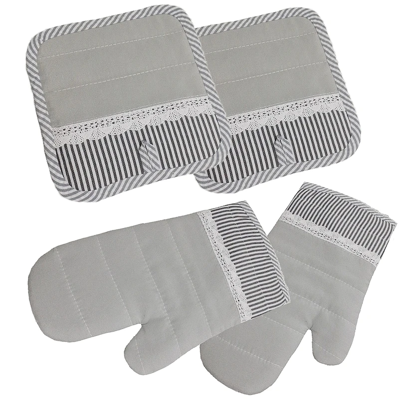 دستگیره و دستکش فر الیزاسوینگ مدل Exclusive _ best مجموعه چهار عددی