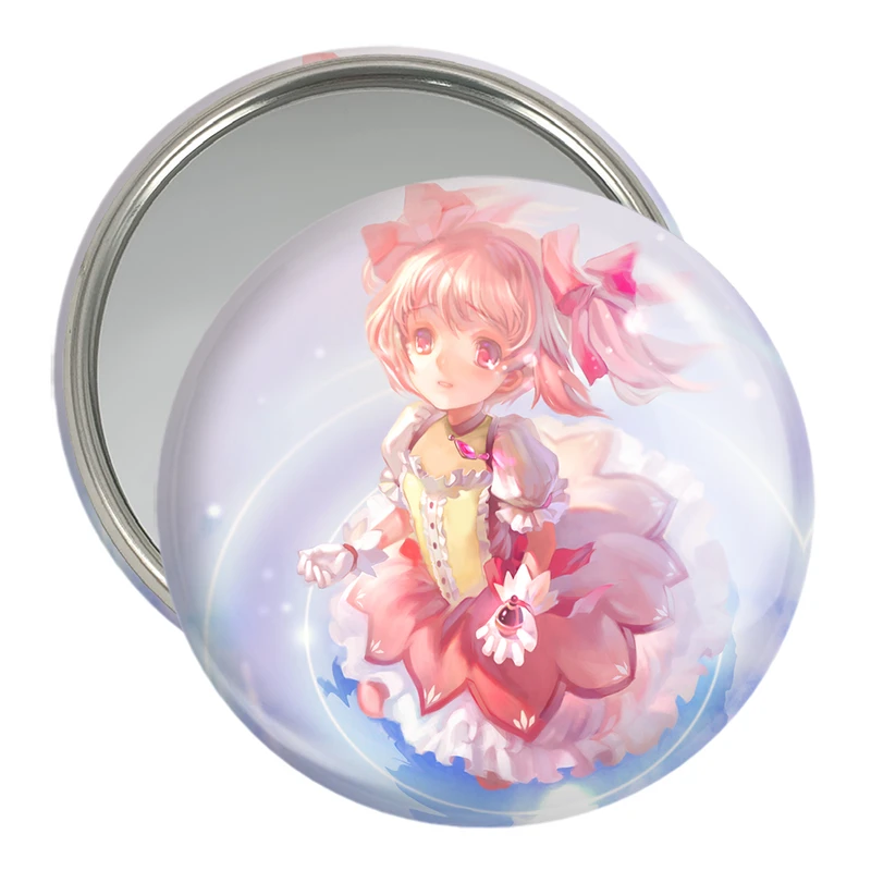 آینه جیبی خندالو مدل مادوکا کانام انیمه مادوکا مجیکا Madoka Magica  کد 18377