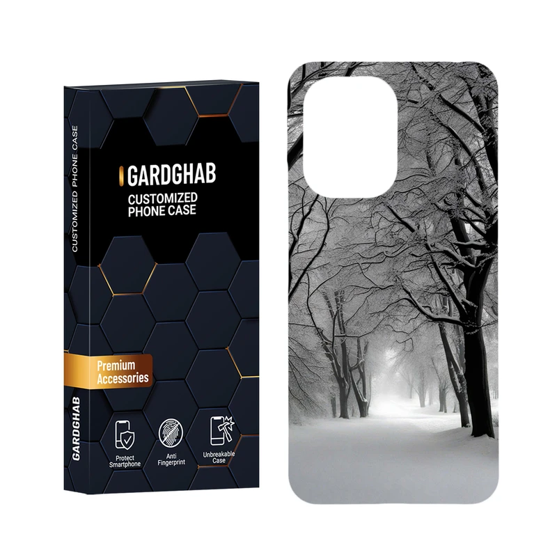 کاور گارد قاب مدل کهکشان و طبیعت مناسب برای گوشی موبایل شیائومی Redmi 13C 4G