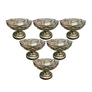 مجموعه ظروف هفت سین 6 پارچه مدل ترنج کد 500